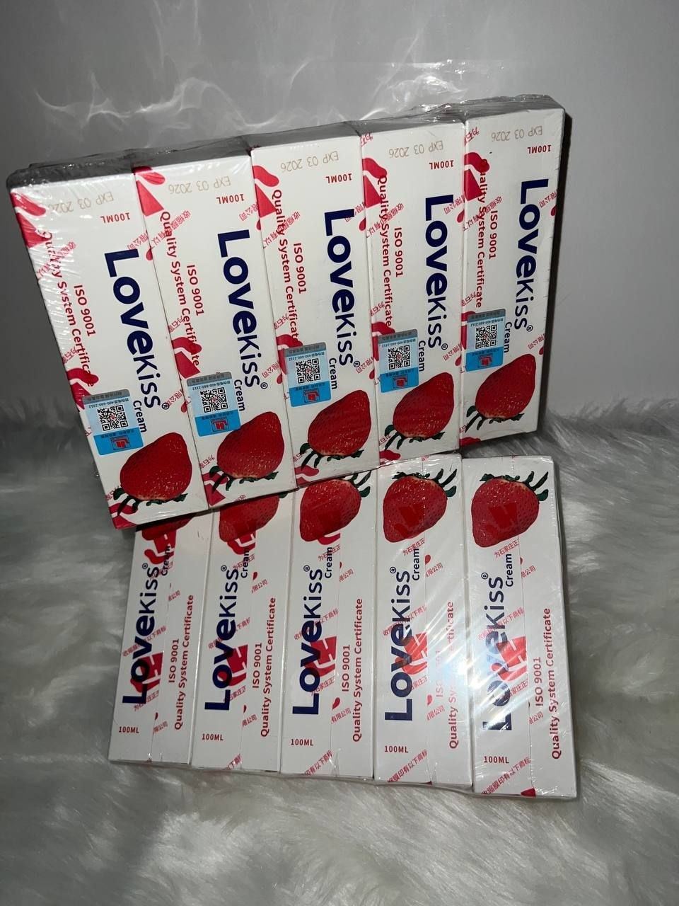 LoveKiss Cream — strawberry 100 ml
